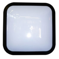 BULKHEAD 3LT ES SQUARE PLAIN BLACK FH206/04