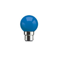 LAMP ROUND LED 1W B22 BLUE GTL052