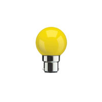 LAMP ROUND LED 1W B22 YELLOW GTL053