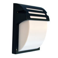 BULKHEAD 1LT E27 WALL EYELID BLACK GTL246