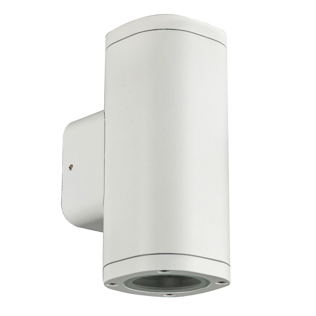 WALL FITTING 2LT 25W GU10 SQUARE TUBE WHITE GTL611