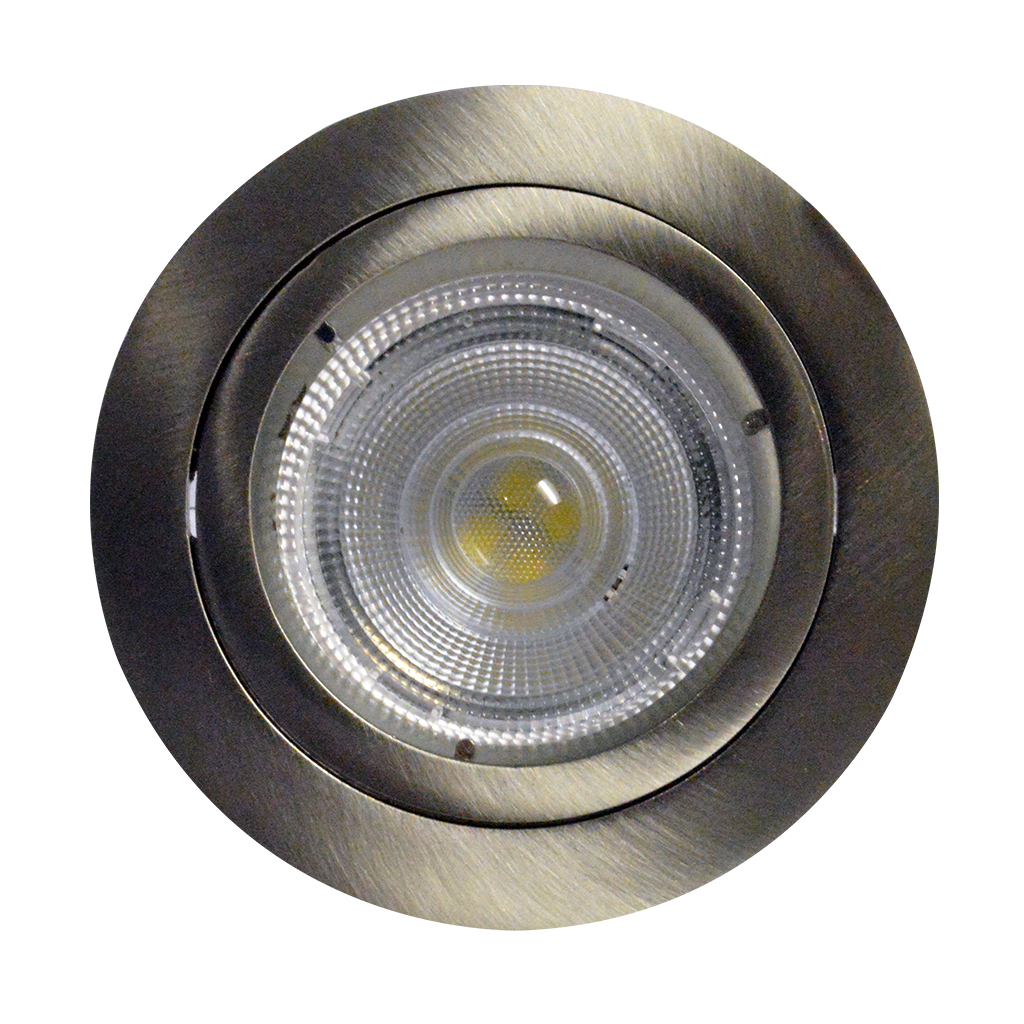 DOWNLIGHT FIXED ROUND BAYONETT SATIN CHROME JIN109/UNW