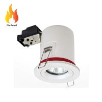 DOWNLIGHT GU10 FIRE FIXED WHITE JIN655