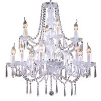 CHANDELIER FITTING 12LT E14 CLEAR CRYSTAL KAV9005/12P-CL