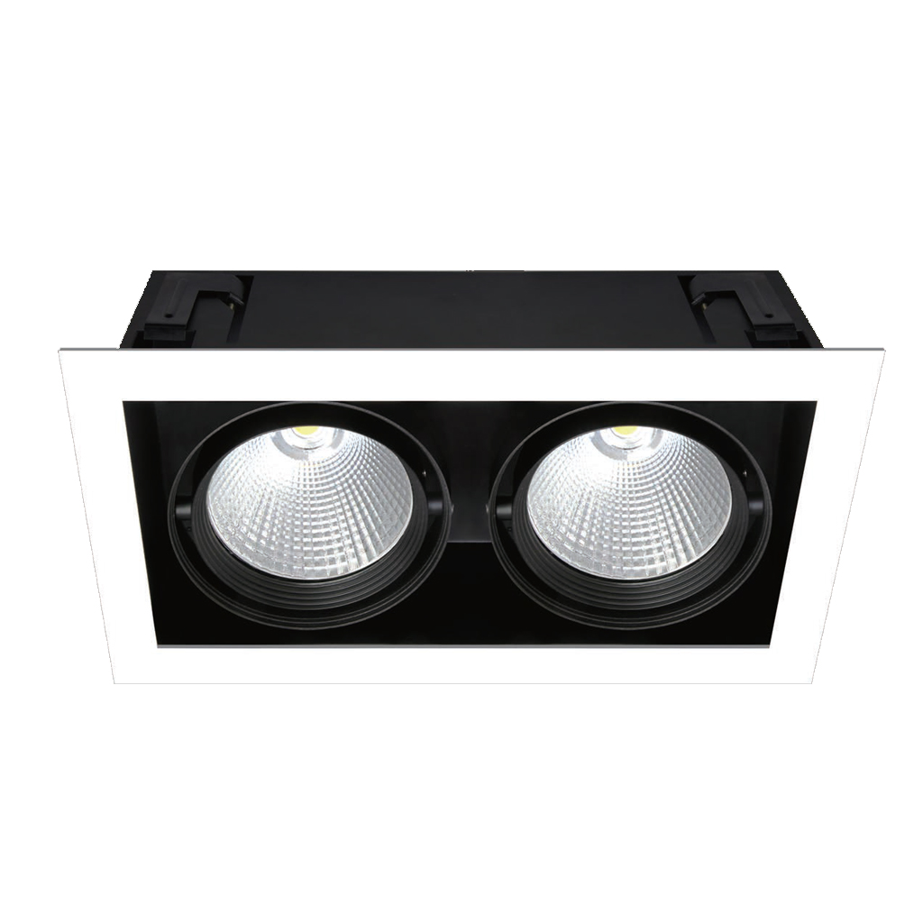 DOWNLIGHT LED RECT 2-MOD 52W 4000K KK1959
