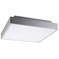 BULKHEAD LED SQUARE 12W 4000K SILVER LGW2201/23