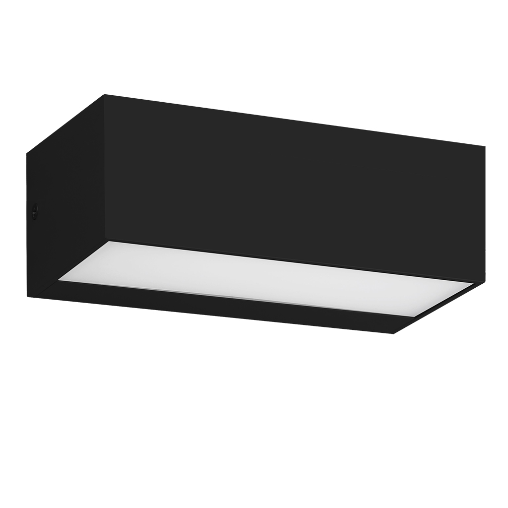 WALL FITTING LED 12W 4000K UP/DOWN IP65 BLACK