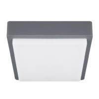 BULKHEAD LED SQUARE 13W 4000K GREY LGW6201/14