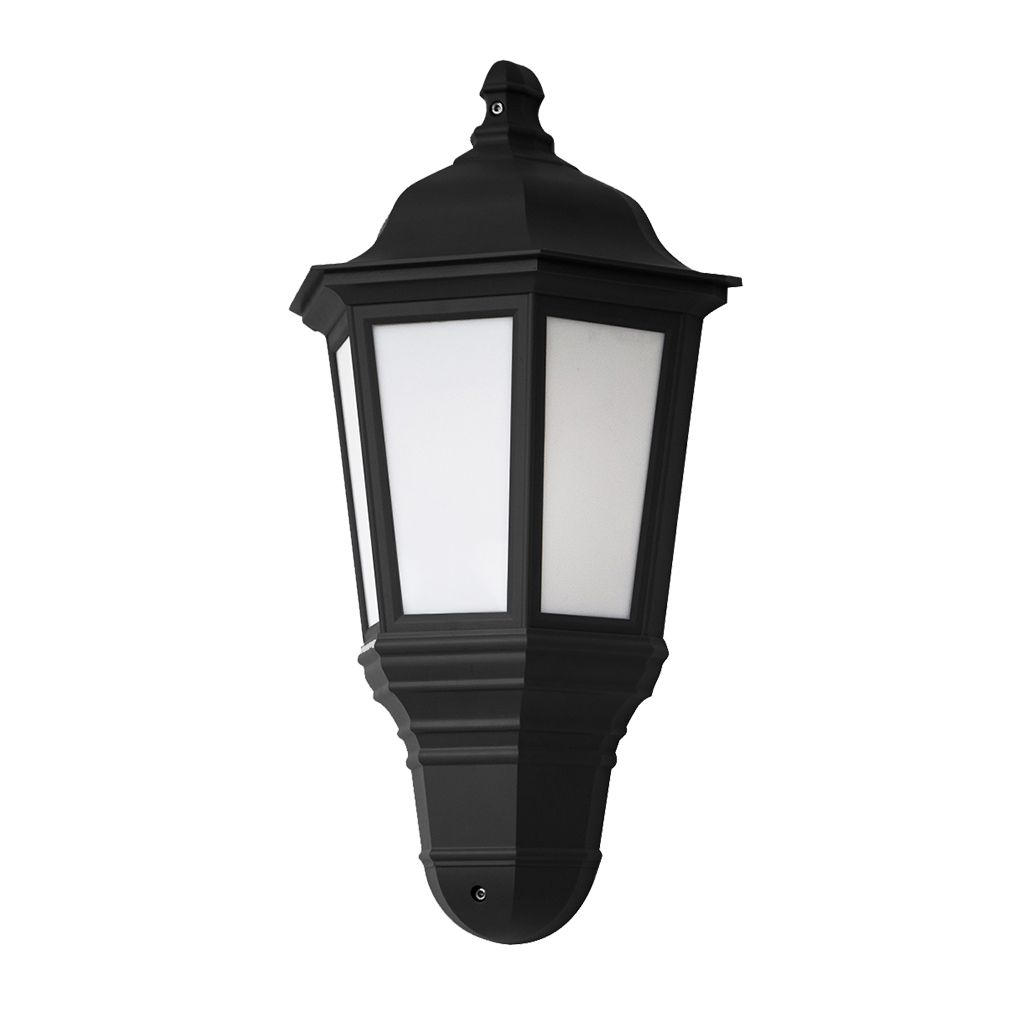 WALL LANTERN LED 9W 4000K BLACK