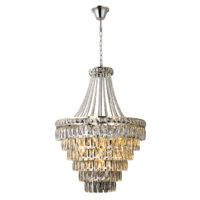 CHANDELIER FITTING 7LT E14 CRYSTAL CHROME OM501