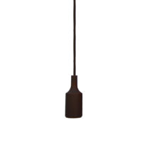 PENDANT FITTING E27 NYLON COFFEE PEN1702