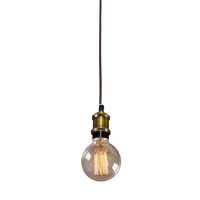 PENDANT FITTING 1M E27 ABRZ/COFFEE PEN1750