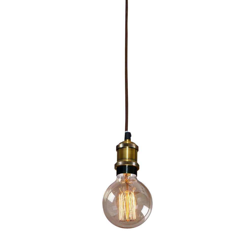PENDANT FITTING E27 ANTIQUE BRONZE PEN1752