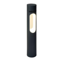 BOLLARD LED COB 12W ROUND OPAL BLACK UH115102