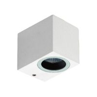 WALL FITTING 1LT 35W GU10 SQUARE MATT WHITE GTL602