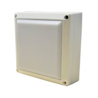 BULKHEAD 1LT E27 SQUARE PLAIN SMALL WHITE GTL273