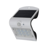 WALL FITTING SOLAR LED 1.5W IP65 3000K/6000K WHITE - SLT200