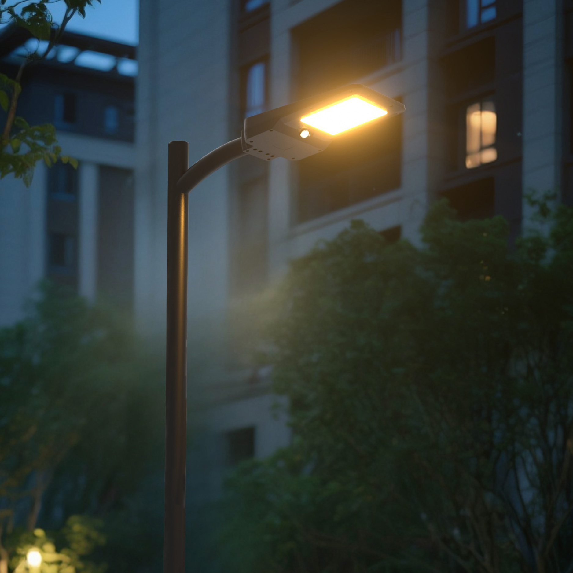 SOLAR LED STREET / WALL LIGHT 8W IP65 3.7V 6000K - SLT300