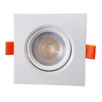 DOWNLIGHT LED 6.5W 3000K SQUARE NON DIMM WHITE WXX105