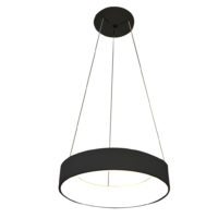 PENDANT FITTING LED 44W 800MM METAL BLACK ZCL412/04