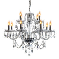 CHANDELIER FITTING 12LT E14 CRYSTAL CHROME ZCL900/12