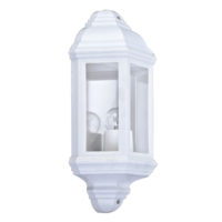 LANTERN  WALL 1LT 14W ES 3P PVC WHITE ZHZ101