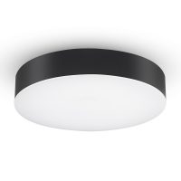 BULKHEAD LED 21W ROUND IP65 3CCT BLACK - LGW3201/04/3CCT