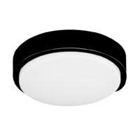 Bulkhead LED Round Black 13W 3CCT