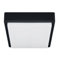 Black bulkhead square LED 13W with 3CCT