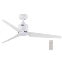 White 3-Speed Metal Ceiling Fan