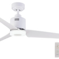 White Metal Ceiling Fan 3 blades