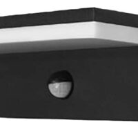 Matt Black PIR Sensor Wall Light