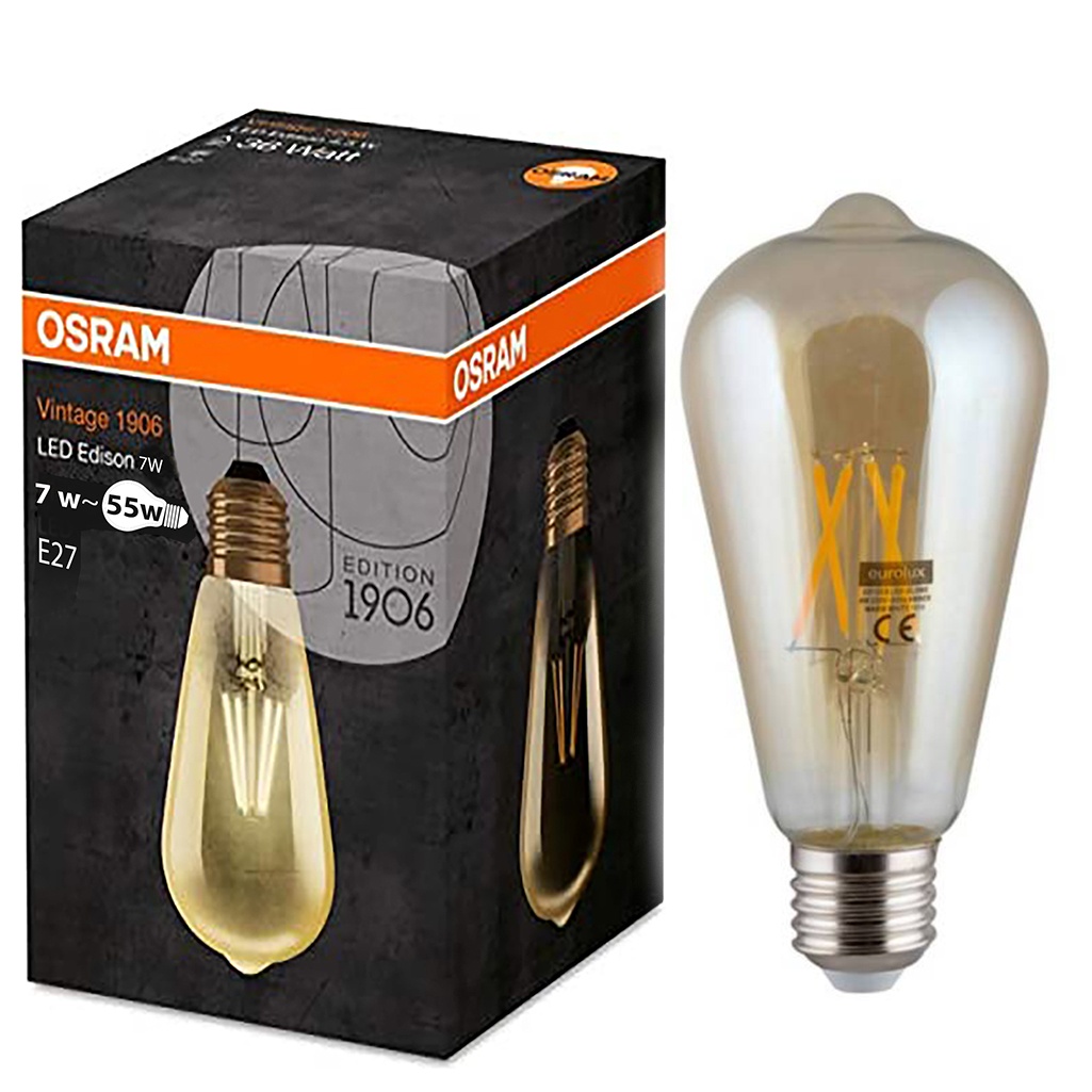 LAMP LED 7W 7.5W E27 PEAR SHAPE DIM LVD0840 Eagle Lighting