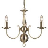 Antique bronze chandelier fitting