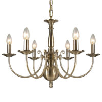 Antique Chandelier Fitting 6 Light