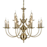 Chandelier Fitting Antique Bronze 12-light