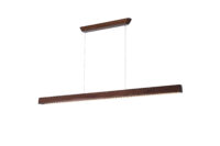 PENDANT FITTING LINEAR LED 20W 3000K 45X45X1200 PINEWOOD/DARK WALNUT LLG139