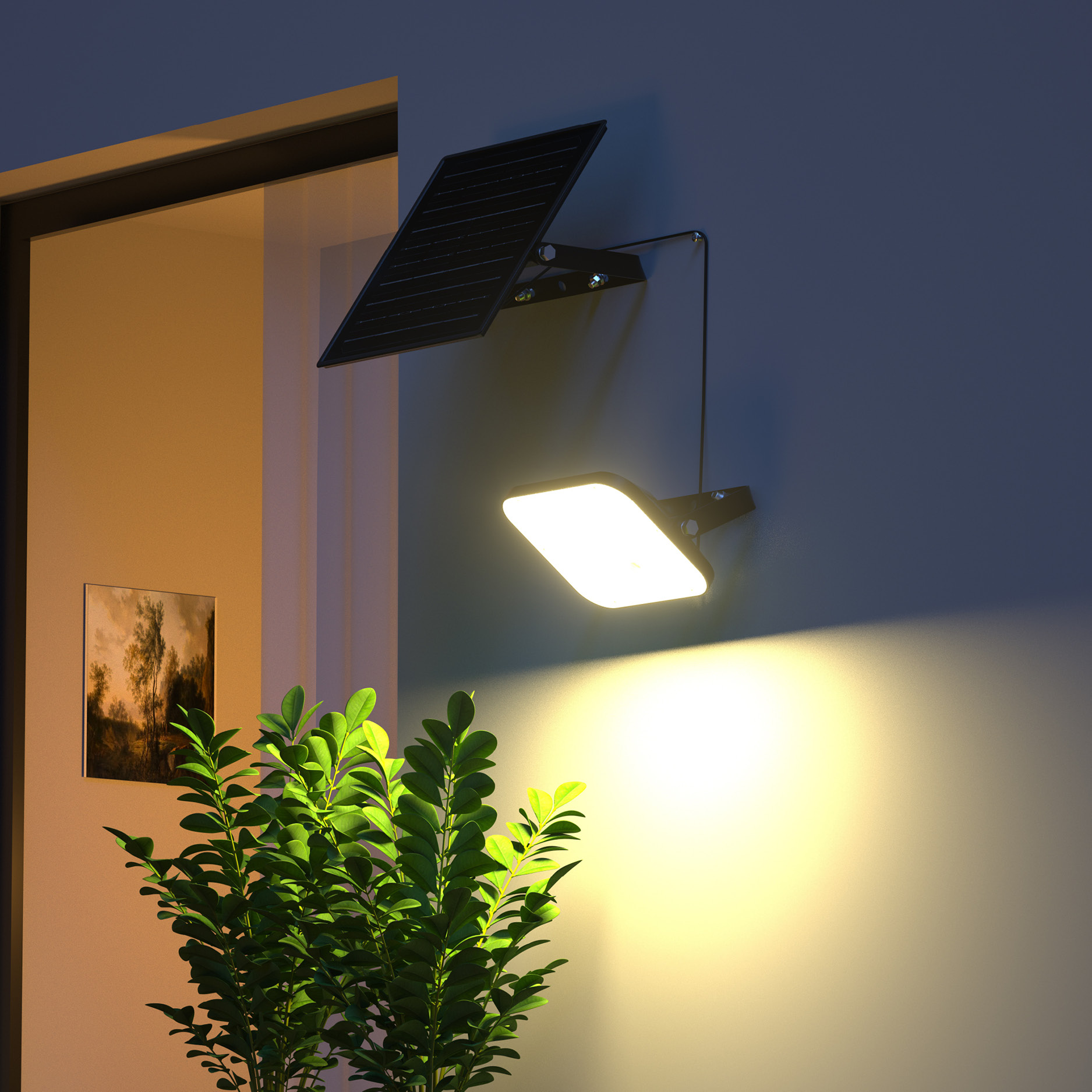 SOLAR LED FLoodlight - SLT316