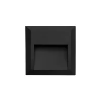 FOOTLIGHT LED SQUARE 1.5W 60LM 3CCT BLACK- LGW2584/04/3CCT