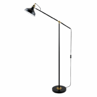 FLOOR LAMP - BRASS & SAND BLACK - NAH2008/04