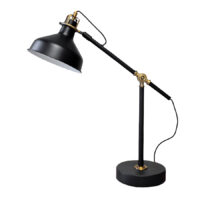 TABLE LAMP - SAND BLACK & BRASS - NAH2007/04