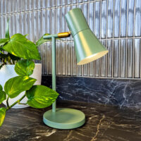 TABLE LAMP - MATT GREEN & BRASS - NAH3001/13 - Image 2