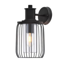 WALL LANTERN, 40W E27 MATT BLACK - GTL354