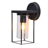 WALL LANTERN, 40W E27 MATT BLACK - GTL353