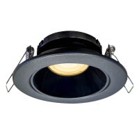 TILT ANTI-GLARE DOWNLIGHT – SAND BLACK WITH GLOSS REFLECTOR - DL134/04
