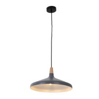 PEND FTTING - 60W E27 400X280 GREY - KAV414