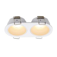 MINI FIXED DOUBLE DOWNLIGHT SOFT EDGE – SAND WHITE - DL138/25