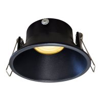 FIXED ANTI-GLARE ROUND DOWNLIGHT – SAND BLACK - DL135/04