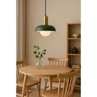 PENDANT FITTING GOLD & OLIVE GREEN - EBD7150/05 - Image 2