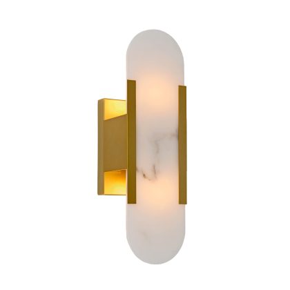 WALL LIGHT GOLD WITH ALABASTER-INSPIRED FINISH – EBD0339/12